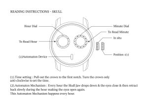 Struction Skull Watch