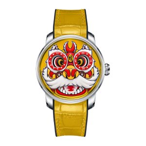 yellow lion dance watch