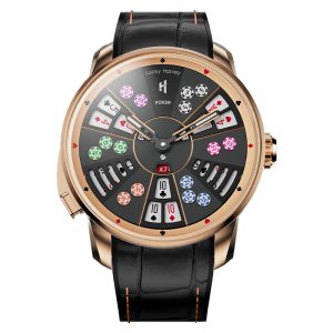 rosegold three card poker watch