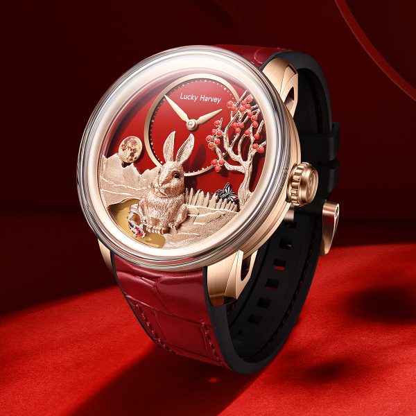 Lucky Harvey Limited Edition Red Rabbit Automatic Watch - Image 2
