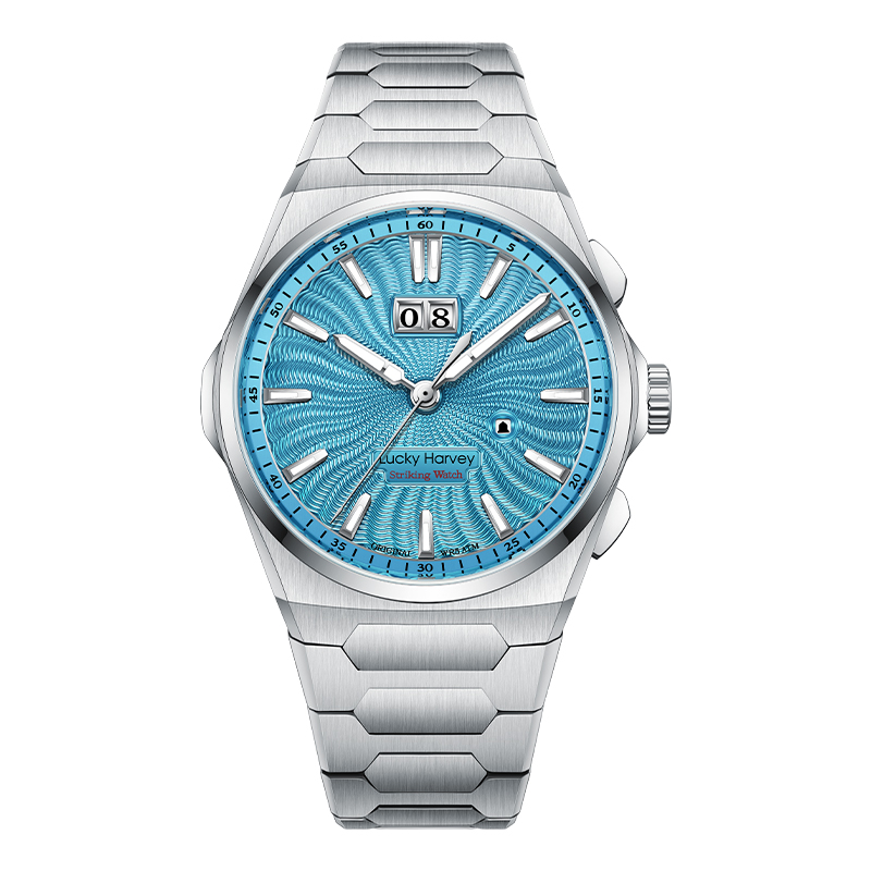 Lucky Harvey Chiming Guilloché Luxury Men Automatic Watch