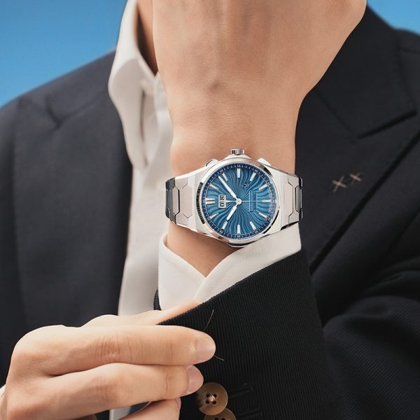 Lucky Harvey Luxury Chiming Guilloché Dial Men Automatic Watch - Image 2