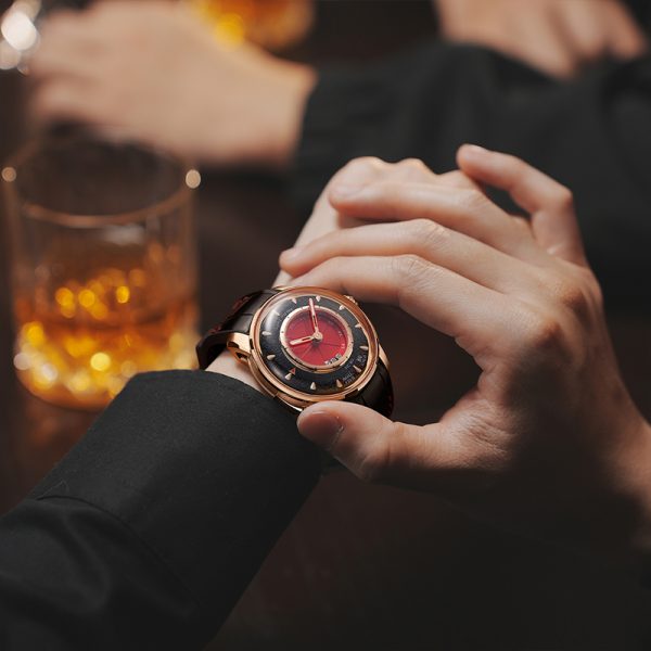 Red Sic Bo Sapphire 316L Luxury Automatic Gaming Watch - Image 2