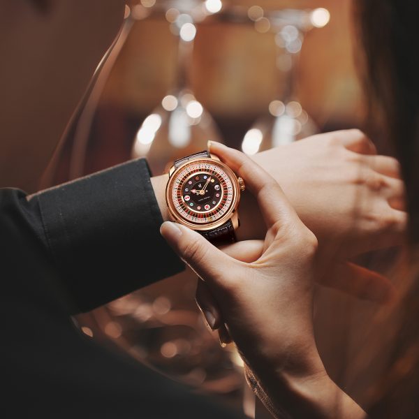Lucky Harvey New Silver Poker Roulette Automatic Watch - Image 9