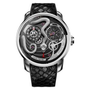 Lucky Harvey New Silver Snake Series Men Automatic Watch