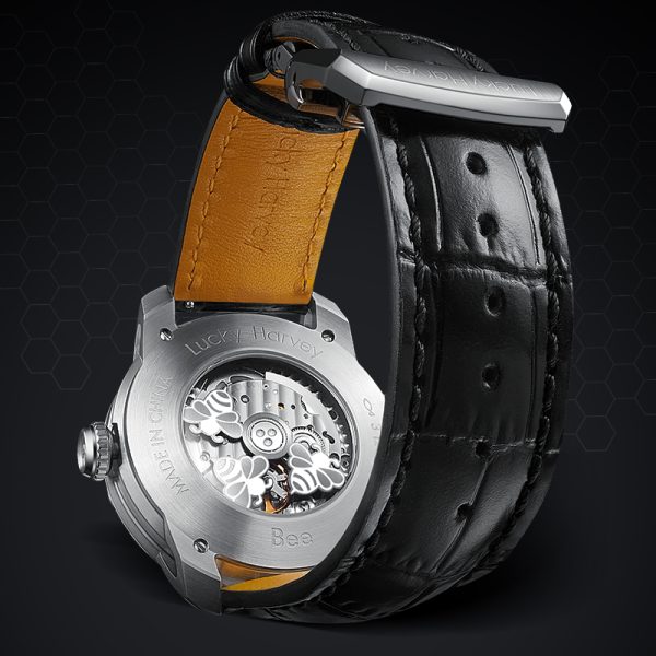 Silver Bee Sapphire Luminous Dial Men Automatic Watch - Image 8