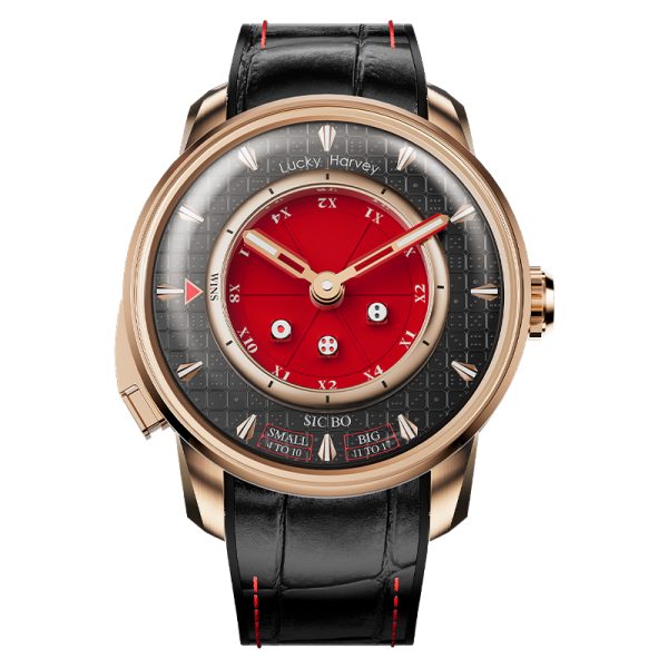 Red Sic Bo Sapphire 316L Luxury Automatic Gaming Watch
