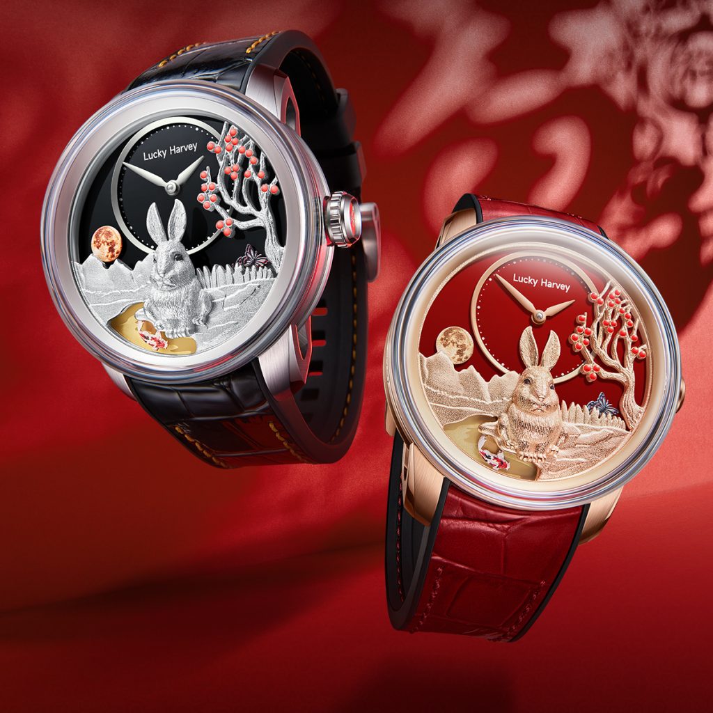 lucky harvey rabbit watch