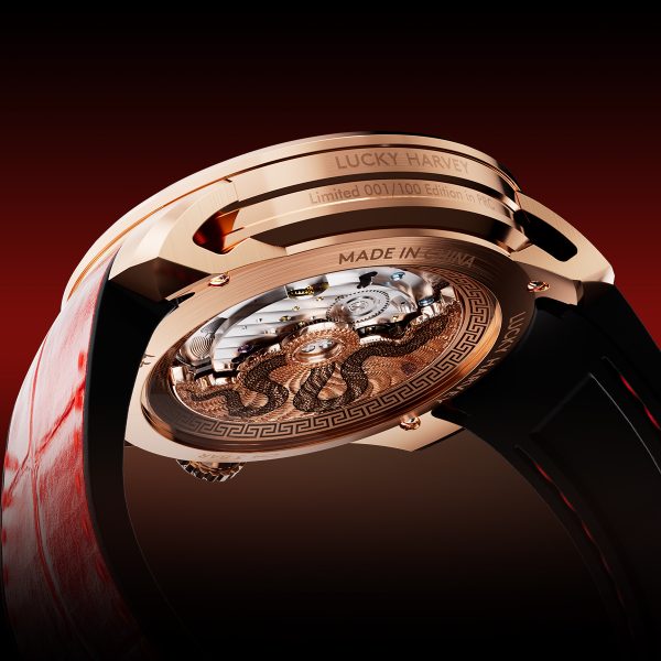 New Limited Enamel Chiming Guilloché Automatic Snake Watch - Image 4