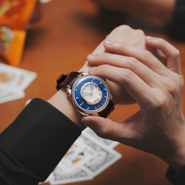 Blue Sic Bo New Series Luxury Sapphire Gaming Watch - Image 2