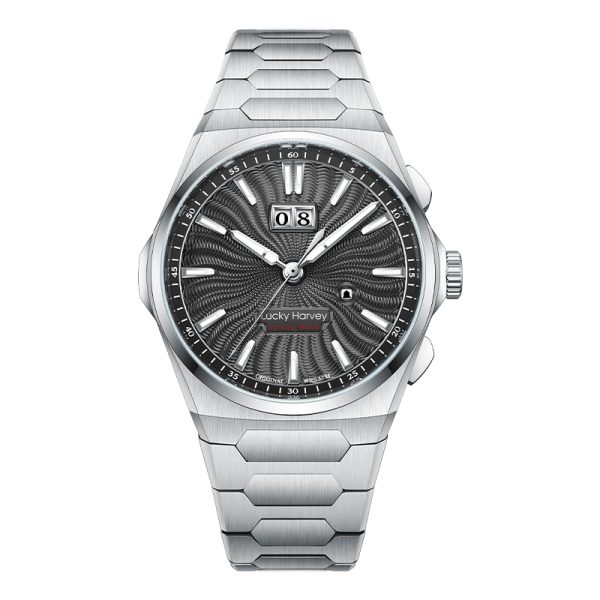 Luxury Sapphire Chiming Automatic Watch With Guilloché Dial