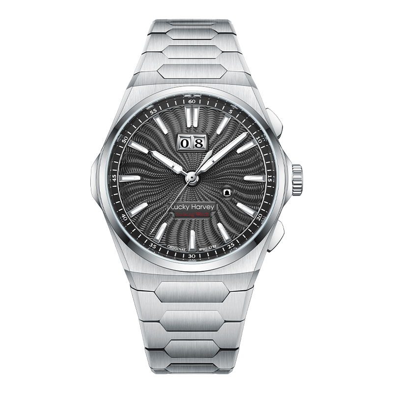 Luxury Sapphire Chiming Automatic Watch With Guilloché Dial