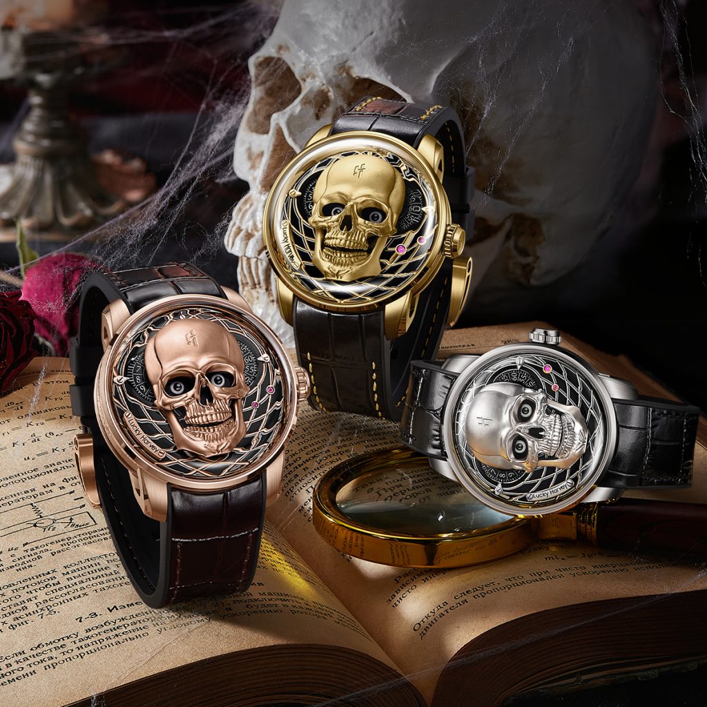 Lucky Harvey Skull Watch
