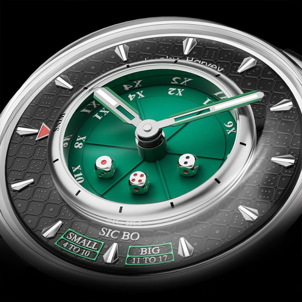Green Sic Bo Original Design Automatic Gaming Men Watch - Image 3