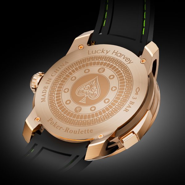 Lucky Harvey New Silver Poker Roulette Automatic Watch - Image 7