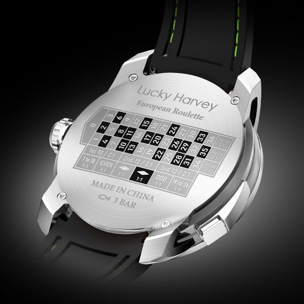 Silver European Roulette Automatic Casino Men Watch - Image 6