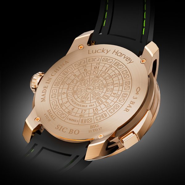 Green Sic Bo Original Design Automatic Gaming Men Watch - Image 7