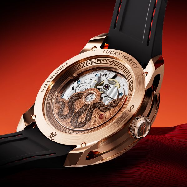 New Limited Enamel Chiming Guilloché Automatic Snake Watch - Image 6