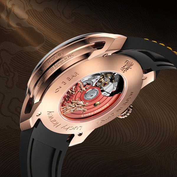 Lucky Harvey Sapphire Limited Enamel Dragon For Men - Image 6