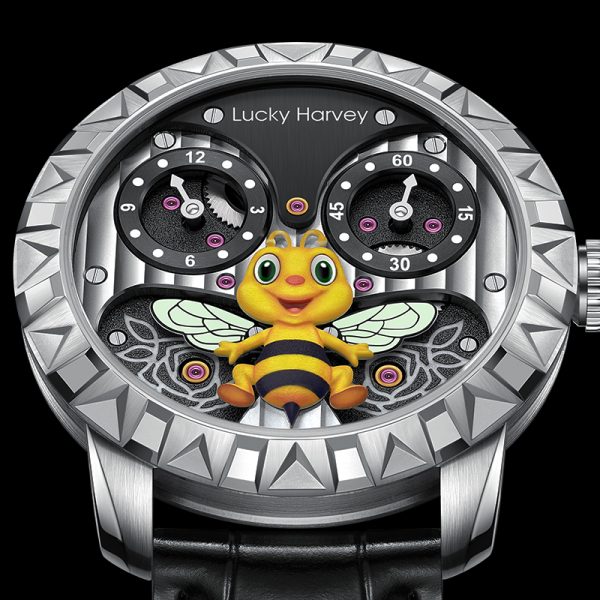 Silver Bee Sapphire Luminous Dial Men Automatic Watch - Image 3