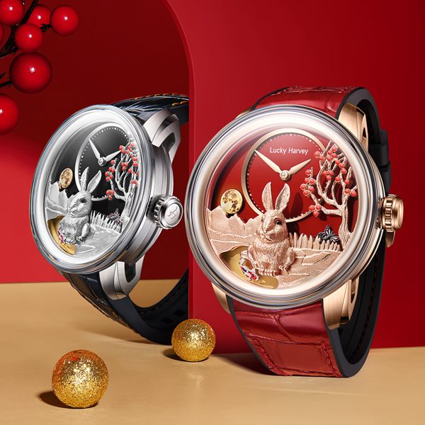 Lucky Harvey Limited Edition Red Rabbit Automatic Watch - Image 7