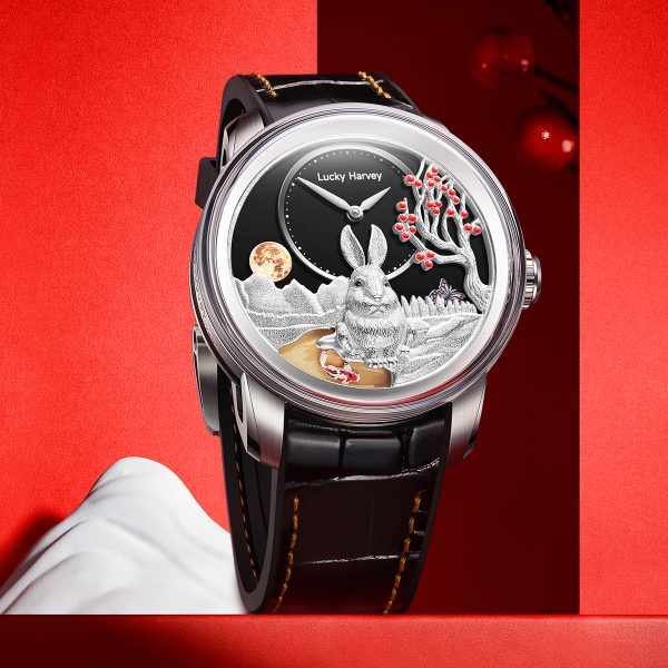 Lucky Harvey Limited Edition Red Rabbit Automatic Watch - Image 8