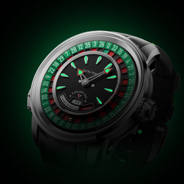 Silver European Roulette Automatic Casino Men Watch - Image 5